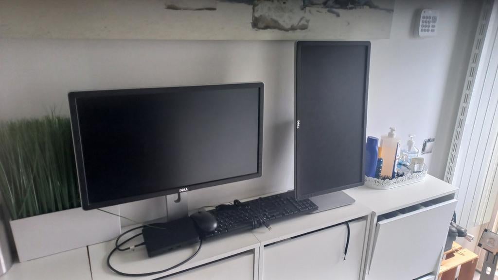 Dell werkplek compleet inclusief dockingstation usb-c, IPS, Ophalen of Verzenden, Zo goed als nieuw, USB-C