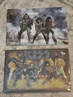 2 metalwen bordjes KISS, Ophalen of Verzenden, Zo goed als nieuw, Losse kaart