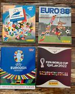 Panini voetbal Sticker album wk 1998, 1988, 2022 en 2024 vol, Ophalen of Verzenden, Zo goed als nieuw, Meerdere stickers