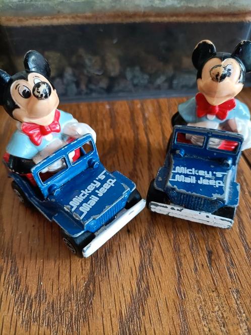 3x Mickey Mouse in auto., Verzamelen, Disney, Zo goed als nieuw, Mickey Mouse, Ophalen