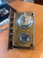 Vintage veiligheidsslot met stiften meerpunts insteekslot, Ophalen, Gebruikt, Slot