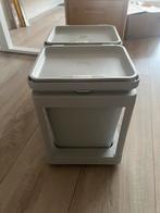Ikea HALLBAR afvalemmer set, Kunststof, Ophalen of Verzenden, Zo goed als nieuw, Minder dan 50 cm
