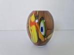 Handgeblazen italiaanse vintage vaas., Onbekend, Ophalen of Verzenden, Onbekend, Onbekend