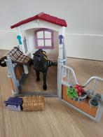 Schleich paardenstal met toebehoren., Verzamelen, Speelgoed, Ophalen, Zo goed als nieuw