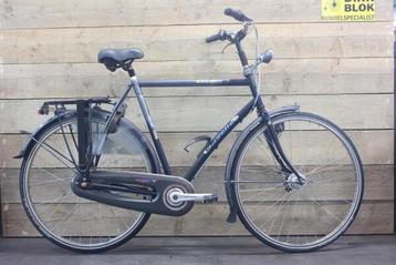Gazelle Trendy herenfiets 7v blauw zeer net met garantie beschikbaar voor biedingen
