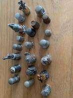 Collectie Vingerhoedjes Metaal & Zilver, Verzamelen, Vingerhoedjes, Gebruikt, Reliëf, Ophalen of Verzenden, Nederland