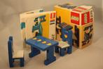 Vintage 1974 Lego Nr. 275 tafel met stoelen, doos en boekje, Ophalen of Verzenden, Gebruikt, Complete set, Lego