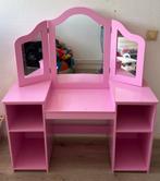 Roze kaptafeltje, Huis en Inrichting, Tafels | Kaptafels, Ophalen, Gebruikt, 50 tot 100 cm, Minder dan 100 cm