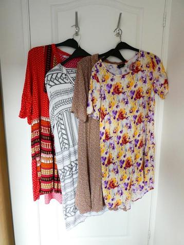 4x Tuniek/jurkje van Zizzi/Norah in maat 42/44 beschikbaar voor biedingen