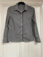 Sandwich blauw-wit gestreepte blouse met roezels maat 38, Maat 38/40 (M), Blauw, Ophalen of Verzenden, Zo goed als nieuw