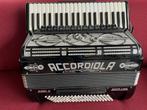 Italiaanse Accordiola Piano V Cassotto accordeon . 5 korig ., 120-bas, Met riemen, Toetsaccordeon, Ophalen of Verzenden
