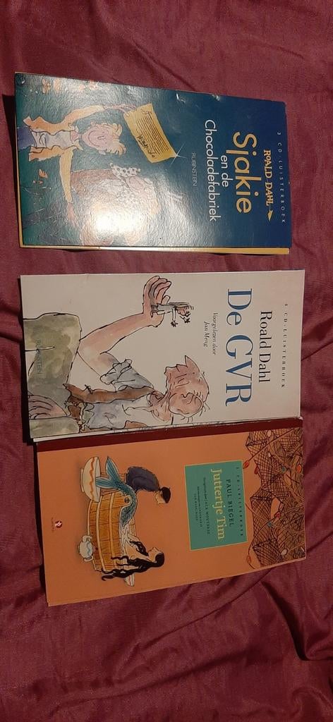 Roald Dahl Boeken Set - Sjakie, GVR, Juttertje Tim, Ophalen of Verzenden