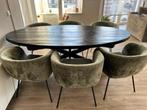 Ovale tafel hout, Huis en Inrichting, Tafels | Eettafels, Ophalen, 200 cm of meer, Zo goed als nieuw, Vijf personen of meer