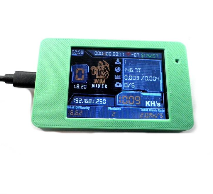 BTC NerdMiner V2, Ticker, Klok & Lucky Lottery Miner 1000 KH, Computers en Software, Accesspoints, Nieuw, Verzenden