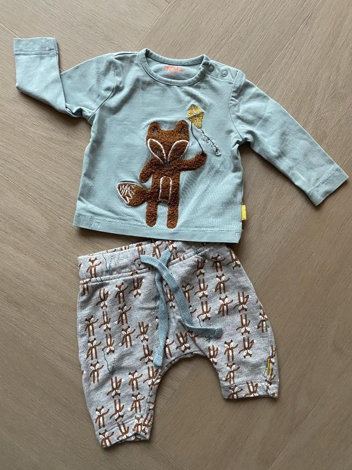 HEMA setje blauw/grijze baby kleding maat 50 | jongen meisje, Kinderen en Baby's, Babykleding | Maat 50, Zo goed als nieuw, Jongetje of Meisje