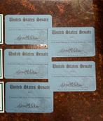 United States SENATE Capitool kaartjes Tickets 10 stuks!, Drie personen of meer, Ticket of Toegangskaart