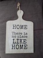 Tekstbord van hout: Home ........ - 35 x 22 cm., Ophalen of Verzenden, Zo goed als nieuw