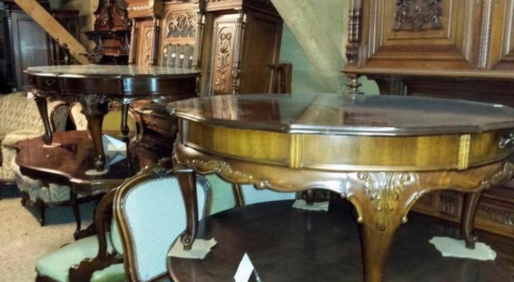 Barok Chippendale Tafel Set, Antiek en Kunst, Antiek | Meubels | Tafels, Ophalen