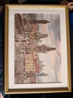 Mostecká Toren in Praag Aquarel, Antiek en Kunst, Ophalen