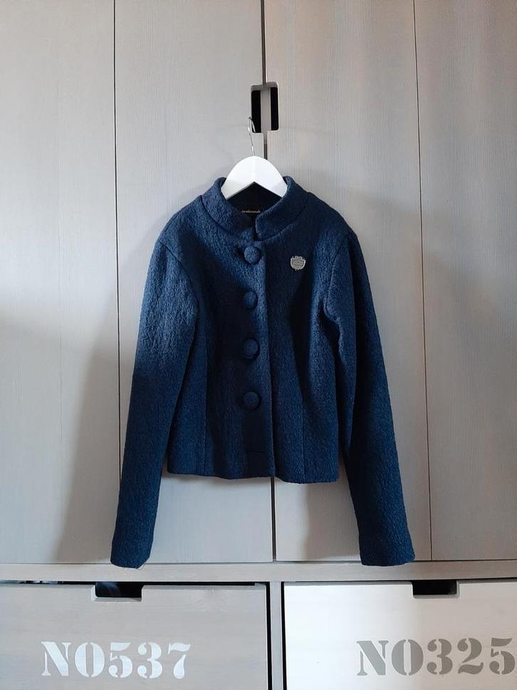 Jasje Port Lavande maat 152 donkerblauw., Kinderen en Baby's, Kinderkleding | Maat 152, Zo goed als nieuw, Meisje, Overige typen