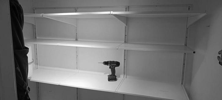 Algot Ikea opbergsysteem gratis, Huis en Inrichting, Kasten | Stellingkasten, Zo goed als nieuw, Ophalen