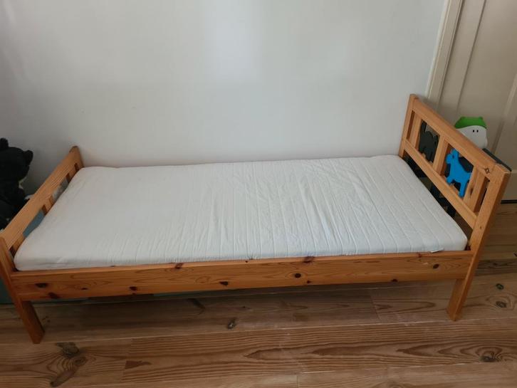 Ikea peuterbed Kritter, Kinderen en Baby's, Kinderkamer | Bedden, Gebruikt, 160 tot 180 cm, 70 tot 85 cm, Lattenbodem, Matras