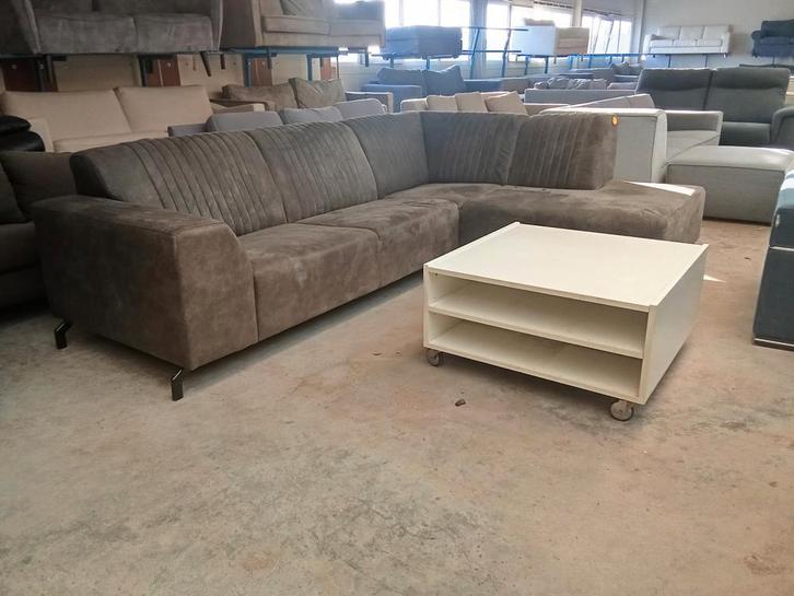 Industriële hoekbank 270x190cm nun€275,-, Huis en Inrichting, Fauteuils, Zo goed als nieuw, Ophalen of Verzenden