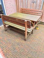 Tuin bank, Tuin en Terras, Tuinsets en Loungesets, Ophalen, Gebruikt, 6 zitplaatsen, Hout