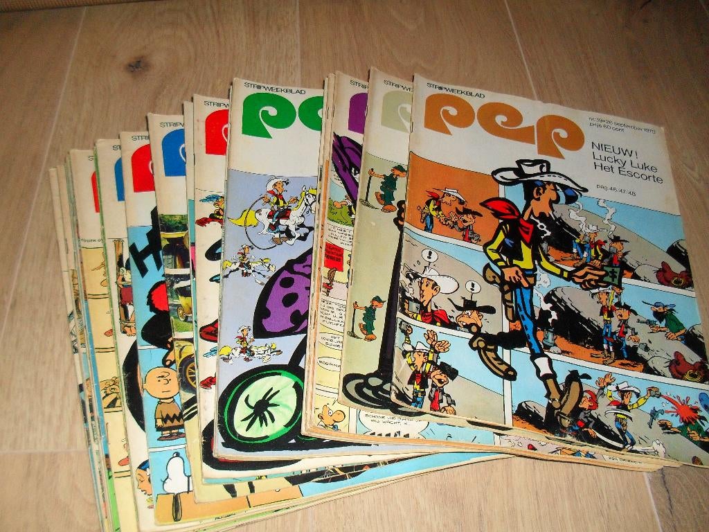 oude strips de pep, Boeken, Strips | Comics, Meerdere comics, Ophalen of Verzenden, Gelezen, Europa
