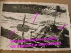 100%orig wo2foto duits graven text op wand,helm front, Verzamelen, Militaria | Tweede Wereldoorlog, Ophalen of Verzenden, Duitsland