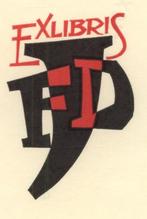 0521 Ex Libris Nederland : Jan Battermann, 1959, Verzenden