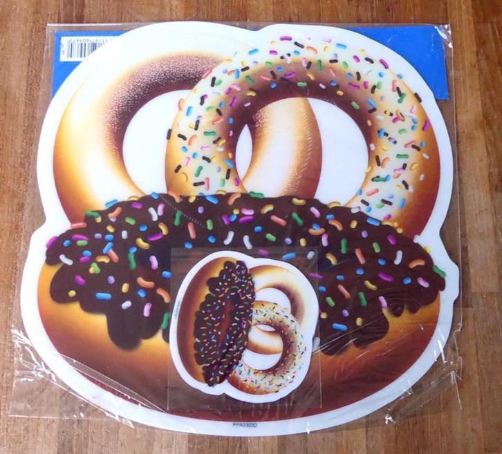 Donut placemats plastic placemat donuts onderzetters, Huis en Inrichting, Woonaccessoires | Onderzetters, Nieuw, Bord, Ophalen of Verzenden