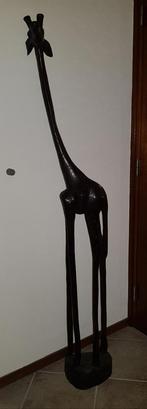 Afrikaanse houten handgemaakte giraf., Antiek en Kunst, Kunst | Beelden en Houtsnijwerken, Ophalen