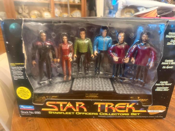 Star Trek Officers Collectors Set - Playmates, Kinderen en Baby's, Speelgoed | Actiefiguren, Ophalen of Verzenden