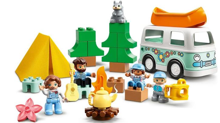Lego Duplo 10946 Familie camper avonturen (ZGAN) 2+, Kinderen en Baby's, Speelgoed | Duplo en Lego, Zo goed als nieuw, Duplo, Complete set