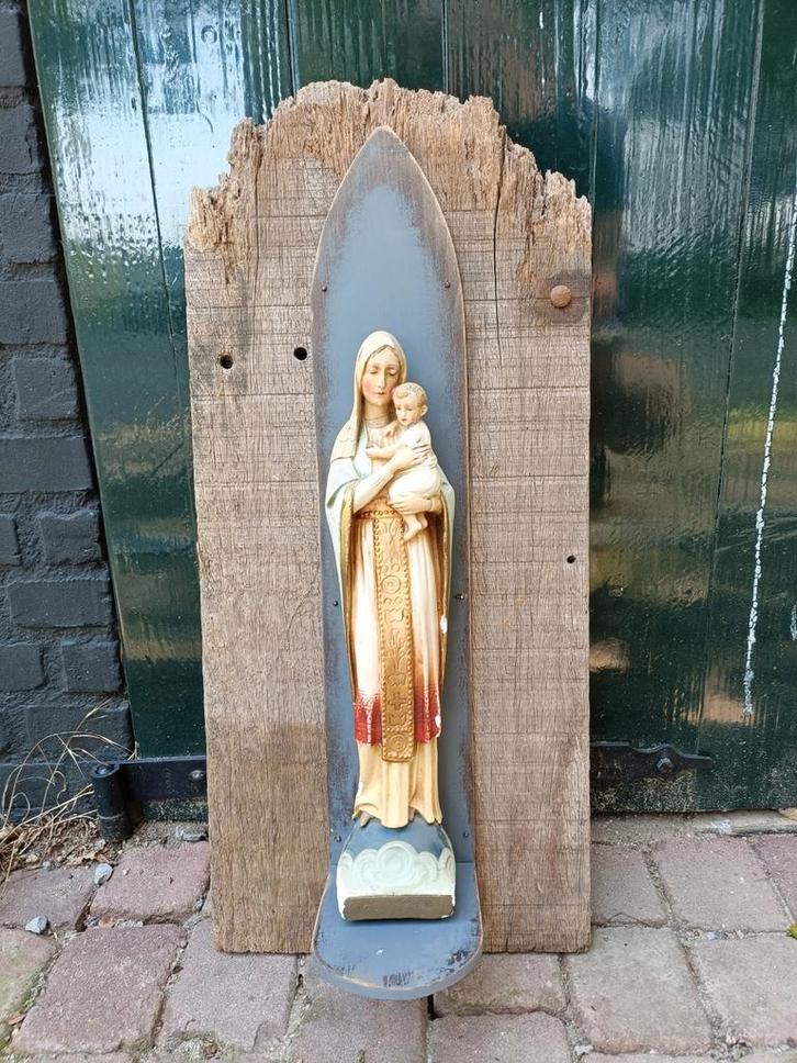 Brocante houten console, Antiek en Kunst, Antiek | Religie, Ophalen