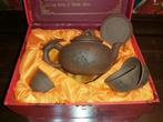 Thee set: Zinsha terracotta cadeauverpakking, theepotje etc, Antiek en Kunst, Ophalen of Verzenden