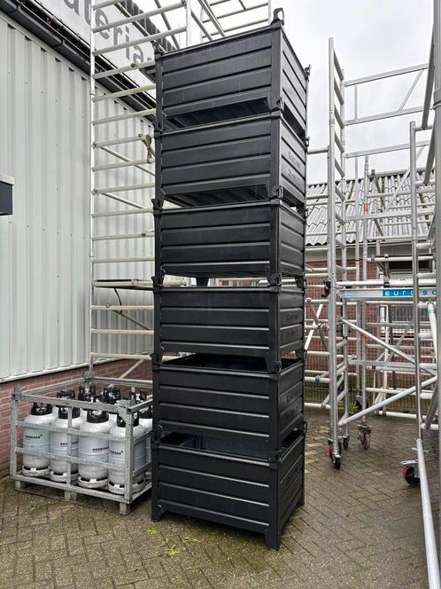 Eurobox stapelbakken tbv steigermaterialen, lichtmasten,, Doe-het-zelf en Verbouw, Steigers, Nieuw, Overige typen, Minder dan 2 meter