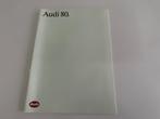 Folder Audi 80.  1/88, Ophalen of Verzenden, Zo goed als nieuw, Audi