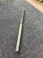 Drie tuinpalen en een tuinbalk, Tuin en Terras, Palen, Balken en Planken, Ophalen, Gebruikt, Minder dan 180 cm, Palen
