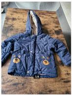 Donkerblauwe winterjas Met beren Maat 86-92 h3, Jongetje of Meisje, Onbekend, Zo goed als nieuw, Pocopiano