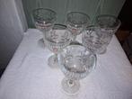 6 oude kristallen Westmalle glazen, jaren 1970-80, Ophalen of Verzenden, Nieuw, Glas of Glazen, Overige merken
