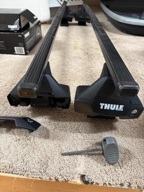 Thule Squarebar + evo clamp + kit 1687, Auto diversen, Dakdragers, Gebruikt, Ophalen