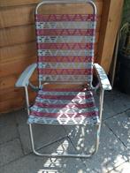 Camping stoel verstelbare rugleuning Dukdalf design, Ophalen, Gebruikt, Aluminium