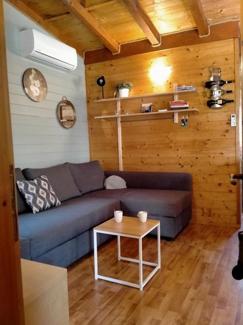 Te Huur 5p Vakantiechalet met airco en 2 fietsen in Italië, Vakantie, Vakantiehuizen | Italië, Lombardije en Merengebied, Chalet, Bungalow of Caravan