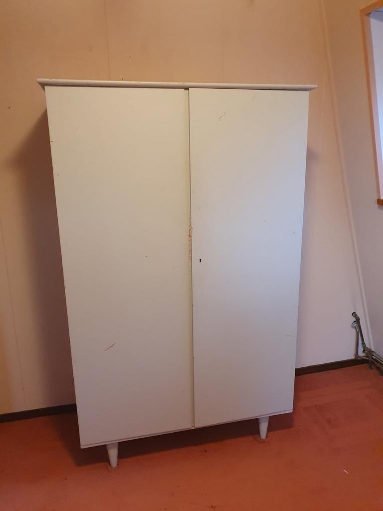 Vintage nostalgische (ouderwetse) linnenkast, Huis en Inrichting, Kasten | Roldeurkasten en Archiefkasten, Ophalen, Gebruikt, 100 tot 150 cm