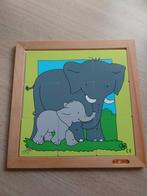 Rolf Educo puzzel olifant 9 stukken, Van hout, Ophalen of Verzenden, Zo goed als nieuw