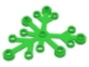 Lego Stenen 5x Grote Bladeren Licht Groen 2417 (NIEUW) beschikbaar voor biedingen