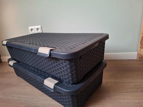 2 Curver Style rollerbox 42L nieuwstaat, Doe-het-zelf en Verbouw, Kratten en Dozen, Zo goed als nieuw, Doos, 75 tot 100 cm, Minder dan 35 cm
