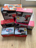 Ferm kit: accuboormachine, slagschroevendraaier, multitool, Doe-het-zelf en Verbouw, Gereedschap | Boormachines, Variabele snelheid